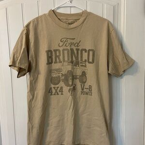 Tan Ford Bronco Short Sleeve Tee